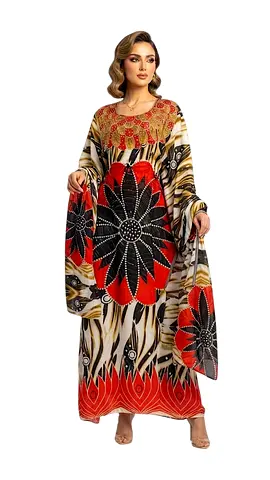 Women's Elegant Kaftan Maxi dress