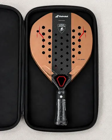 Babolat Lamborghini Bronze Padel Racket with Hard Case - Excellent Condition