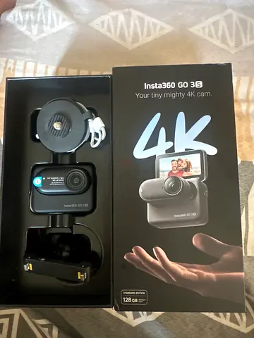 Insta360 Go 3S 4K Action Camera with Accessories - Like New @950Dhs
