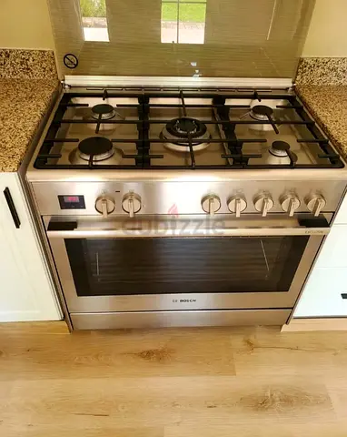 Bosch series 8 top gas oven electric 90x60cm
