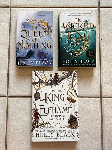 Set of 3 Holly Black novels — The Cruel Prince series (paperbacks/hardcover mix)