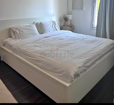 Ikea king size bed with mattress available in perfect condition