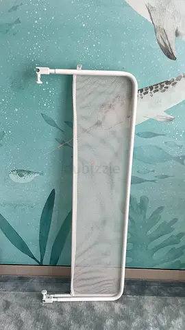 White Mesh Bed Rail / Toddler Bed Guard - Single Side