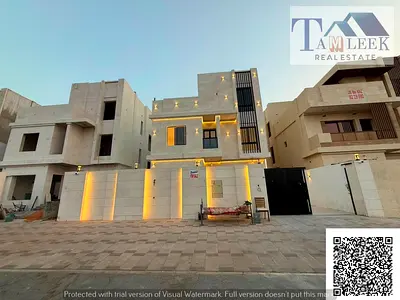 Luxury Villa for Sale in Al Bahia Ajman 5 Master Bedrooms 3 Floors 3600 Sqft Registration Fees Included