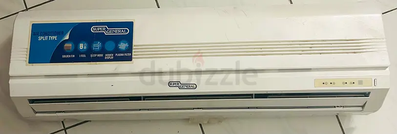 Used Super General Split Type Wall Air Conditioner - 1.5 Ton (Good Working)