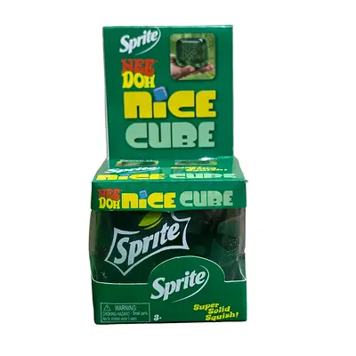 Sprite Nee Doh Nice Cube collectible squishy toy - new in box
