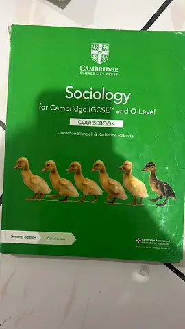 IGCSE SOCIOLOGY TEXTBOOK FOR SALE