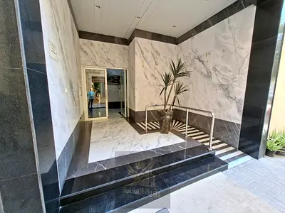 For rent in Al Nabba Sharjah, one bedroom and living room, second tenant, central AC and gas, AED 26000 yearly, 4 or 6 payments, AED 2000 deposit