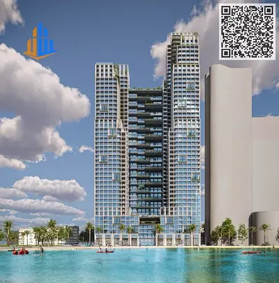 Luxurious sea view in Mojan Ajman | 1 bedroom and living room, 1,041 sq ft | Down payment only 63,000