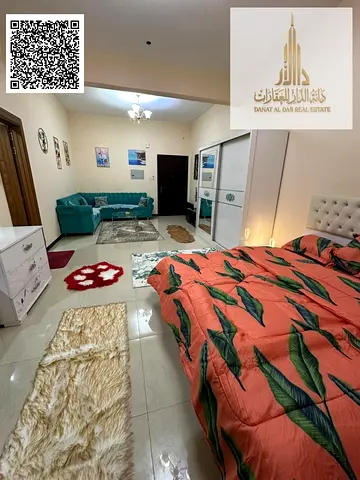 Luxury Furnished Studio for Rent in Ajman – Liwara Area (Near Ajman Corniche Walk)