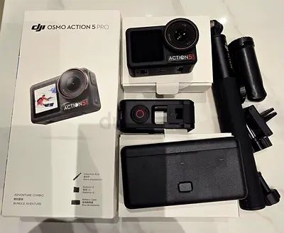 DJI Osmo Action 5 Pro with Accessories - Good Condition, Complete Kit