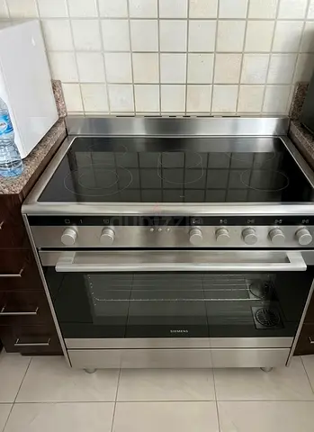 Siemens 90 cm Freestanding Ceramic Cooker with Schott Glass, German Engineering, HK9K9V850M