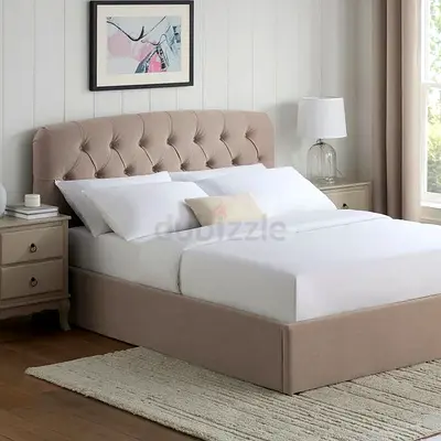 Customised Brand New Luxury Queen Size Bed, Hydraulic Storage Can be Installed