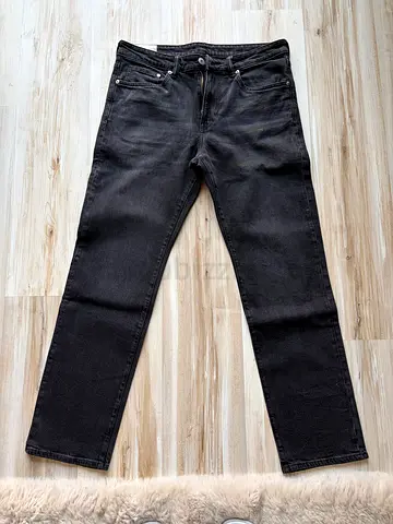 Black Straight Leg Jeans