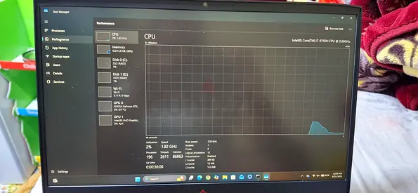 HP Omen laptop 15-inch, Intel i7 (used, good condition)