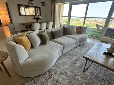 Beautiful sectional sofa, as new, pick up Corniche Abu Dhabi