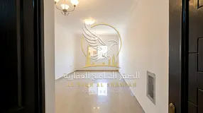 Two bedroom apartment with a living room for annual rent in Al Qulayaa Sharjah Spacious area central