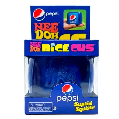 Pepsi Nee Doh Nice Cus Squishy Collectible - New in Box
