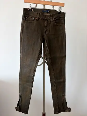 Polo Ralph Lauren Women’s Olive Slim Fit Trousers