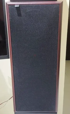 Status Denmark SYM120 pair of floor-standing speakers wooden finish, 6-8ohms 100Watt max