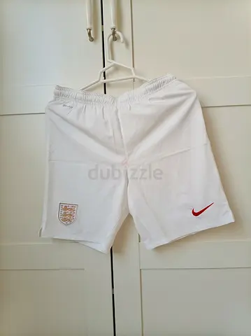 NIKE White England  Football Shorts - Size L / 12-13 years