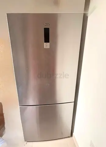 Stainless Steel Bottom-Freezer Refrigerator - Good Condition
