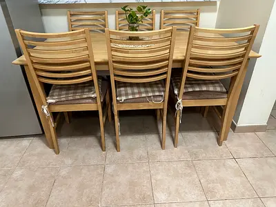6 seater dining table set