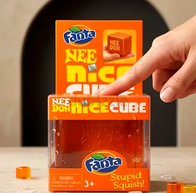 Fanta Nee Doh Nice Cube — Squishy Collectible Toy (3+)