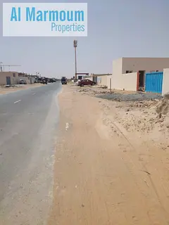 Industrial land for rent in Al Bataeh Industrial Area, 20,000 square feet.