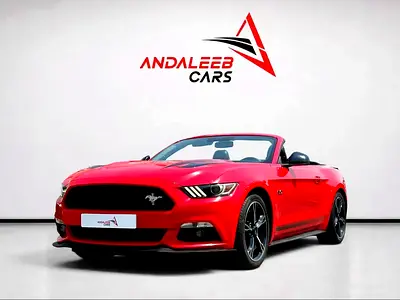 AED 2,700 P.M | 0% DOWN PAYMENT | FORD MUSTANG GT CALIFORNIA SPECIAL CABRIOLET | 5.0L V8 | 2017 | GC