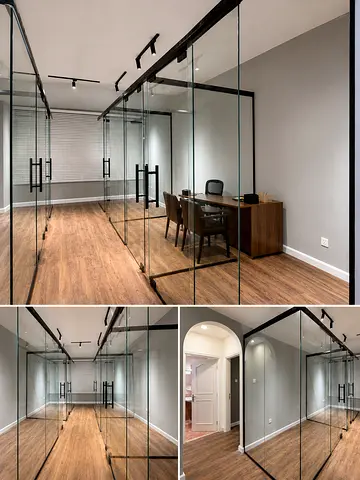 Office glass partition