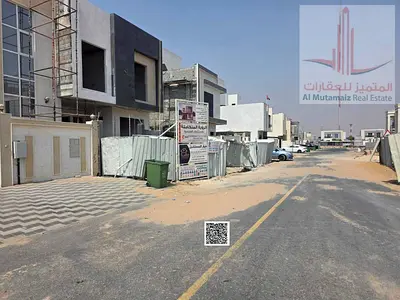 للبيع ارض سكني فلل زاوية شارعين موقع مميز جدا علي شارع اسفلت تملك حر