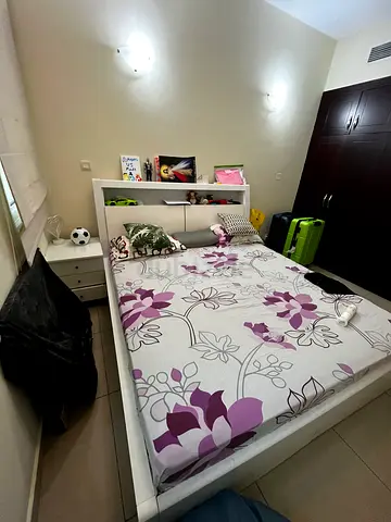 Bed frame and mattress for sale ( extra storage available)