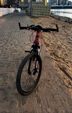 Used red 26" mountain bike - good working condition