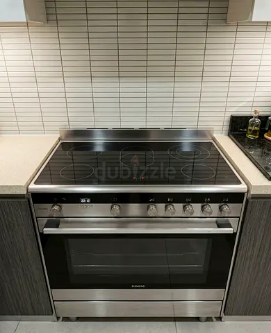 Siemens iq700 Hy738357M 90X60 cm Ceramic Cooker, Silver