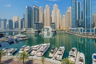 Marina View | Fully Furnished Studio | Balcony
