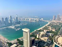 ensuite room palm view in empty apartment princess tower, no commission no deposit