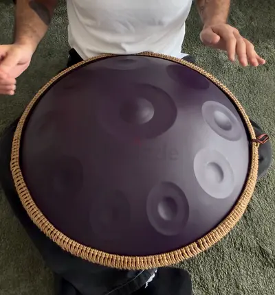 22” Handpan Drum – 10 Notes D Minor Kurd + Bag & Accessories