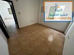 Al Rashidiya 1 with a balcony, excellent view, excellent apartment, large area, and fully lit.