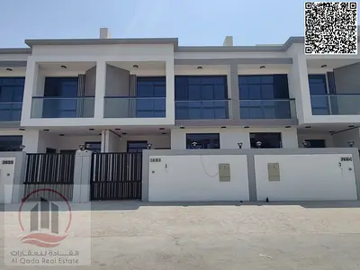 For sale in Al Bahia area | Townhouse with 6 bedrooms, living room, majlis and roof