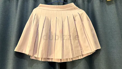 Light purple pleated mini skirt - good condition, size S