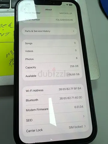 IPHONE 12 PRO MAX 256 SIM LOCK 850 AED