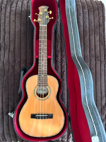 Alegre Handmade Concert Ukulele with Hard Case