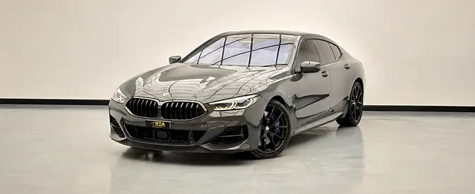 2022 BMW M850i xDrive Gran Coupe, Feb/2027 BMW Warranty + Service Contract, BMW FSH, GCC