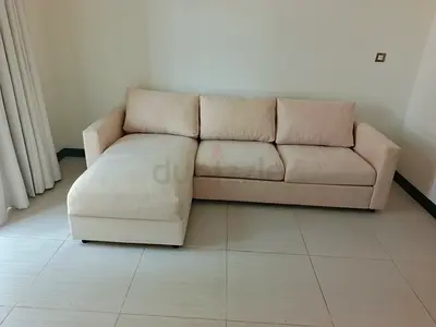 Ikea vimle beige color lshape sofabed with storage