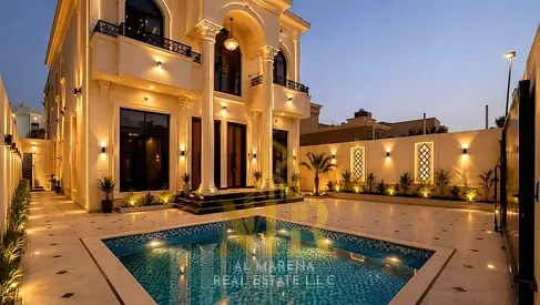Modern design at an unbeatable price | Luxury villa in Al Rawda 2 with a pool | 5,000 sq ft | Two f