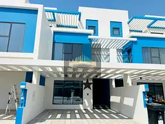 Modern 5BR Townhouse | Santorini DAMAC Lagoons | Courtyard & Street Views