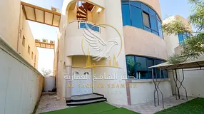 Available for rent is an independent villa located in Al Riffa, Sharjah, offering a practical two fl