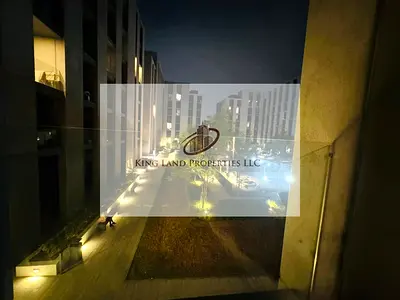Brand new furnished studio with balcony pool view for rent Aljada Sharjah