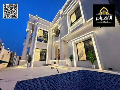 بمقدم اقل من 10% | تملك فيلا فاخرة بالزاهية عجمان | 6 غرف ماستر G+2 | جاهزة للسكن